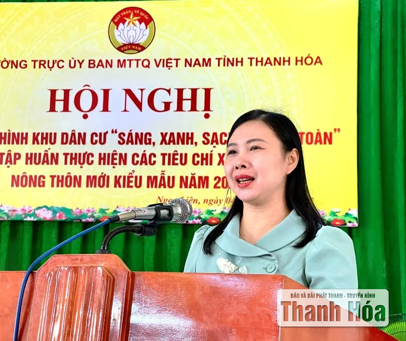 Ra mắt mô hình khu dân cư “Sáng, xanh, sạch, đẹp, an toàn”
