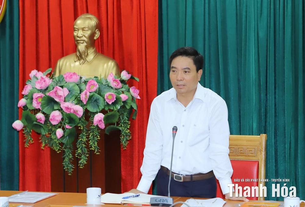 Bí thư Tỉnh ủy Nguyễn Doãn Anh thăm và làm việc với Trường Chính trị Thanh Hóa