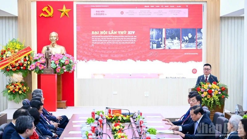 Tổng Bí thư Tô Lâm dự lễ ra mắt Trang thông tin điện tử “Đảng Cộng sản Việt Nam - Đại hội XIV”