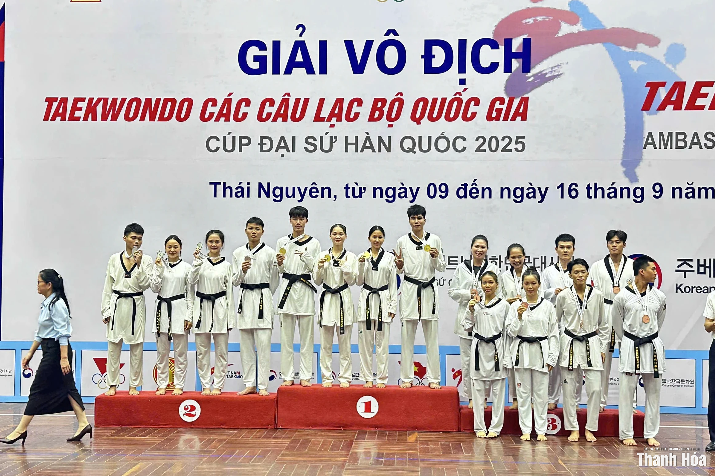 Taekwondo Thanh Hóa giành 12 huy chương tại Giải Vô địch các CLB quốc gia 2025