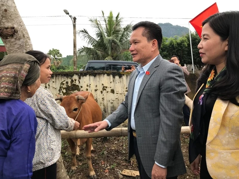 Đoàn đại biểu Quốc hội tỉnh tiếp xúc cử tri tại 2 huyện Như Thanh và Nông Cống