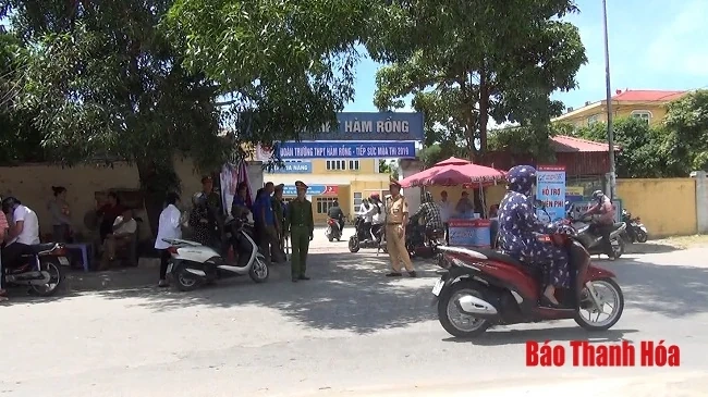 Lực lượng Công an tỉnh nỗ lực đảm bảo an toàn cho kỳ thi THPT quốc gia 201 9