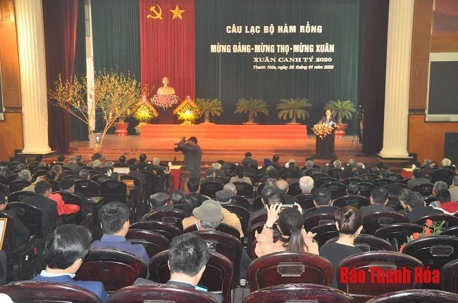 Câu lạc bộ Hàm Rồng tổ chức gặp mặt mừng Đảng, mừng thọ, mừng xuân