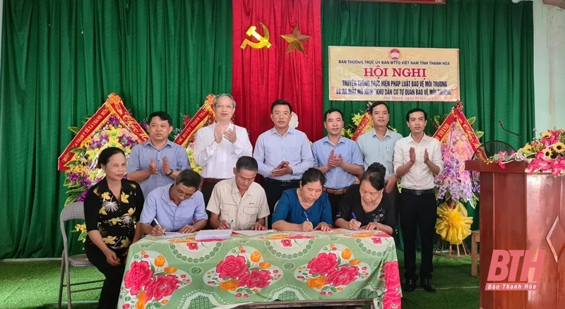 Hiệu quả mô hình khu dân cư tự quản bảo vệ môi trường