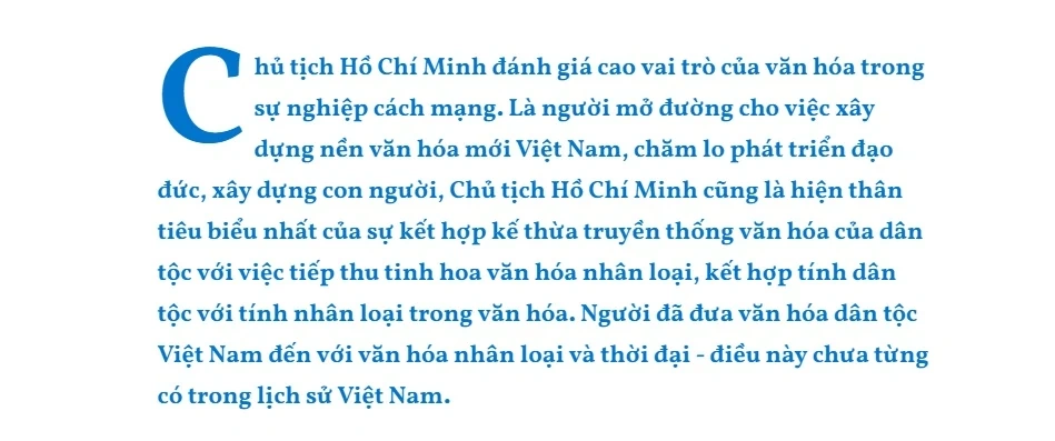 Hồ Chí Minh - Người mở đường xây dựng nền văn hóa mới Việt Nam