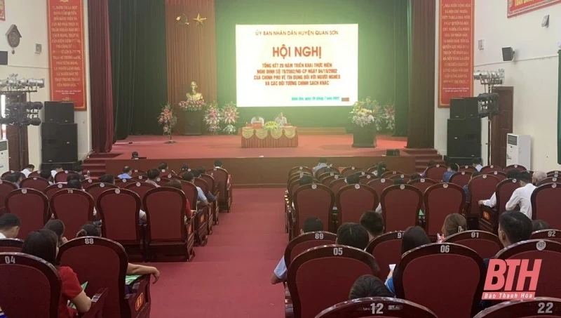 Huyện Quan Sơn thực hiện hiệu quả chính sách tín dụng ưu đãi đối với người nghèo và đối tượng chính sách