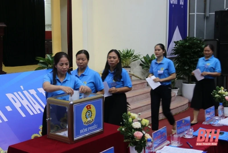 Đại hội đại biểu Công đoàn Công ty CP Môi trường và Công trình đô thị Thanh Hóa