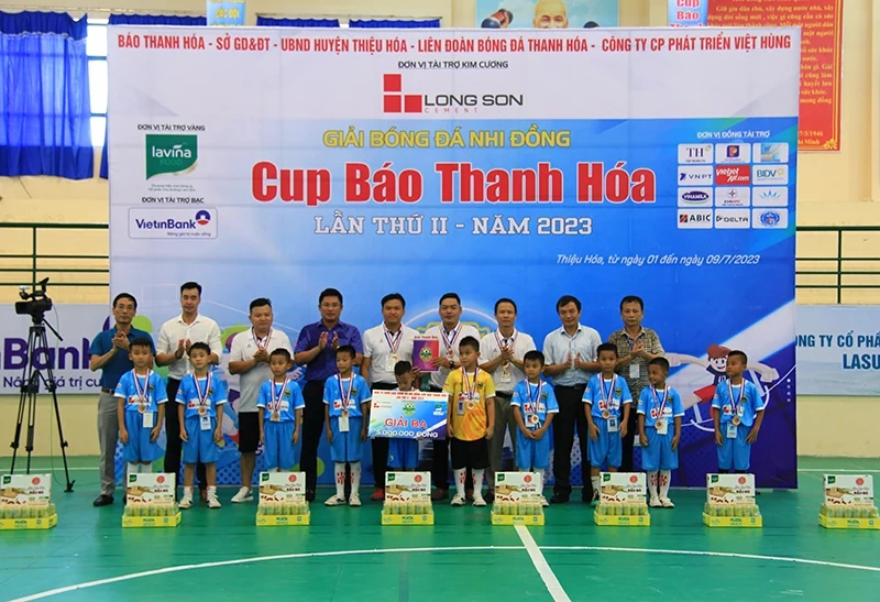 U8 Thạch Thành và U10 TP Thanh Hóa vô địch Giải Bóng đá Nhi đồng Cúp Báo Thanh Hóa lần thứ II - năm 2023