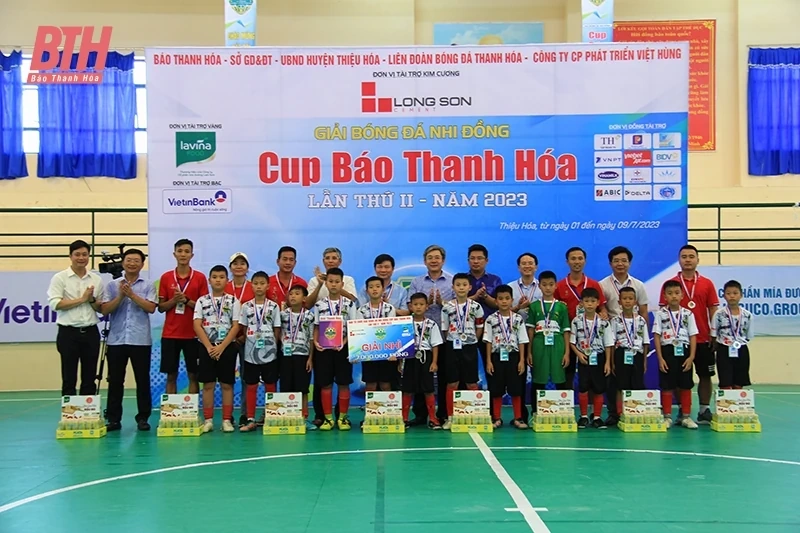 U8 Thạch Thành và U10 TP Thanh Hóa vô địch Giải Bóng đá Nhi đồng Cúp Báo Thanh Hóa lần thứ II - năm 2023