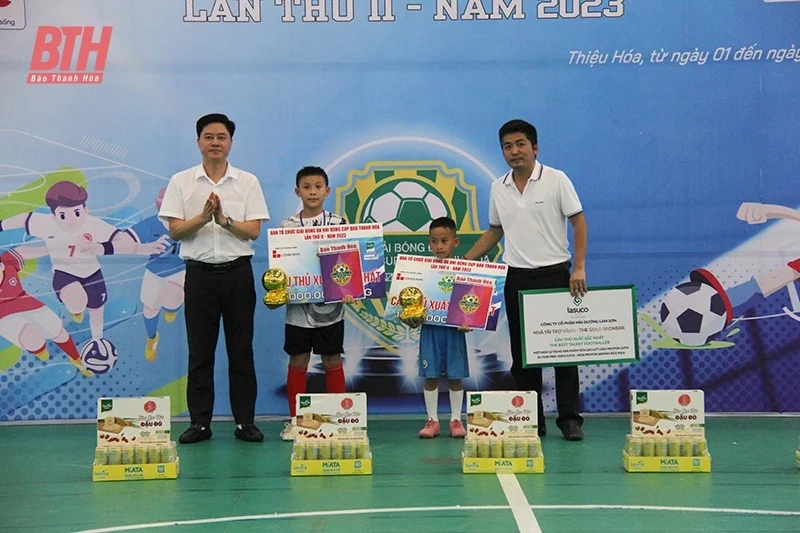 U8 Thạch Thành và U10 TP Thanh Hóa vô địch Giải Bóng đá Nhi đồng Cúp Báo Thanh Hóa lần thứ II - năm 2023