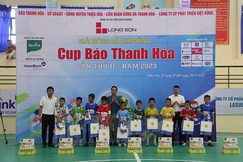 U8 Thạch Thành và U10 TP Thanh Hóa vô địch Giải Bóng đá Nhi đồng Cúp Báo Thanh Hóa lần thứ II - năm 2023