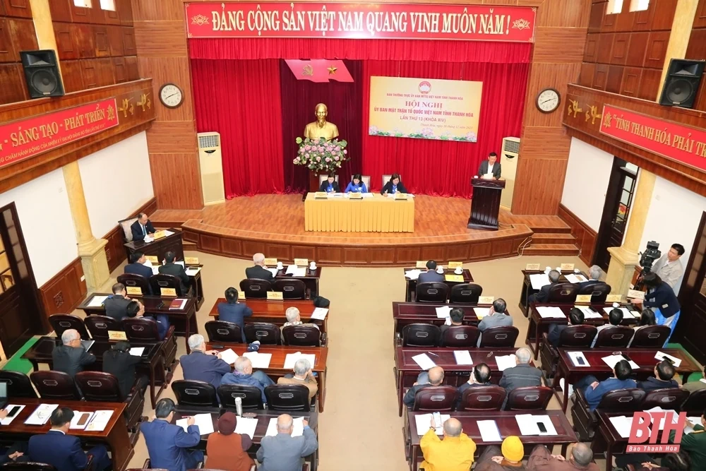 Hội nghị Ủy ban MTTQ tỉnh Thanh Hóa lần thứ 13 (khóa XV)