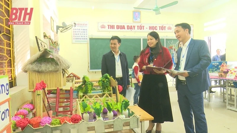 Lang Chánh: Sôi nổi ngày hội STEM và Cuộc thi khoa học, kỹ thuật cấp huyện năm học 2023-2024