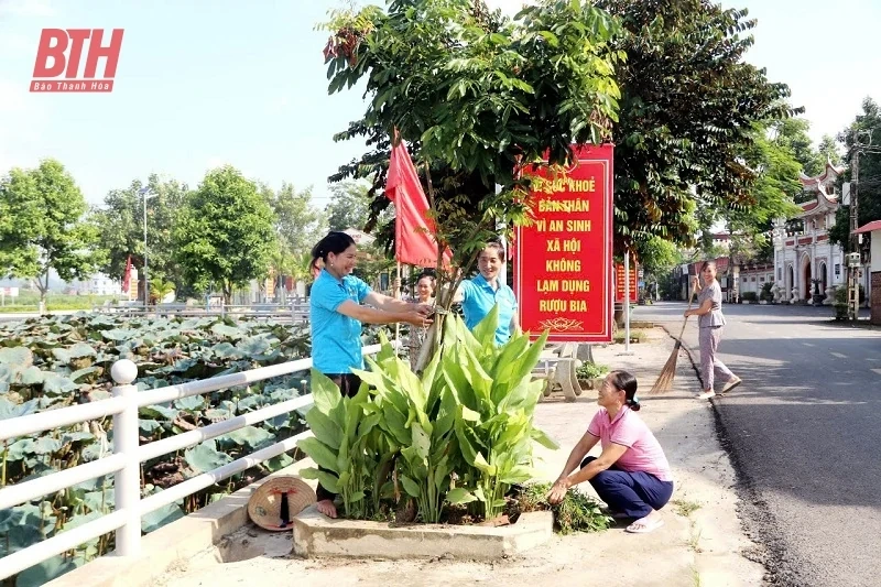 Đẹp làng quê từ phong trào khu dân cư “sáng - xanh - sạch - đẹp - an toàn ở huyện Yên Định