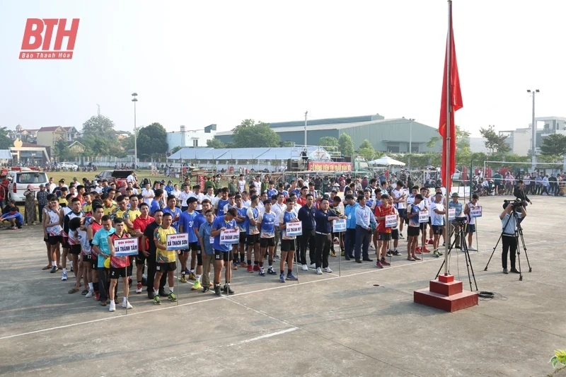 Thạch Thành: Hấp dẫn Giải bóng chuyền Ngọc Trạo năm 2024