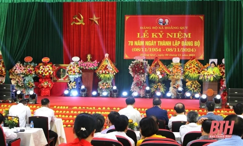 Đảng bộ xã Hoằng Quý kỷ niệm 70 năm ngày thành lập
