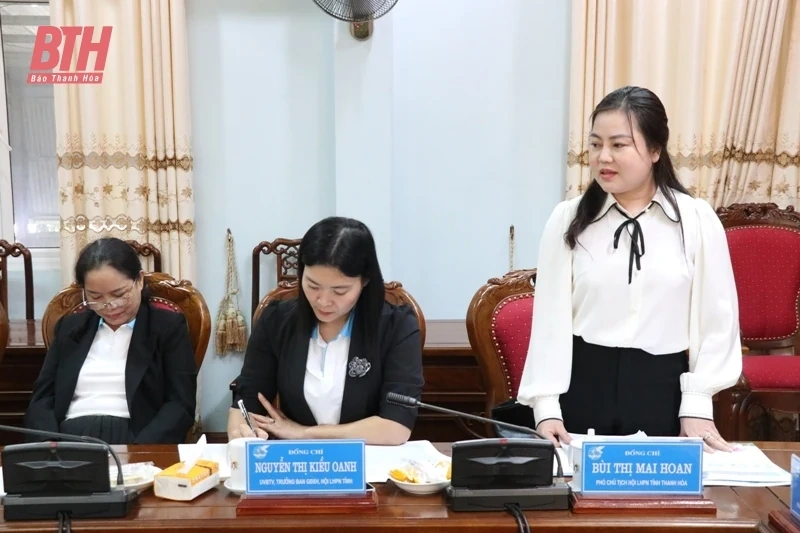 Cụm thi đua số 1 Hội LHPN tỉnh tổng kết phong trào, hoạt động năm 2024