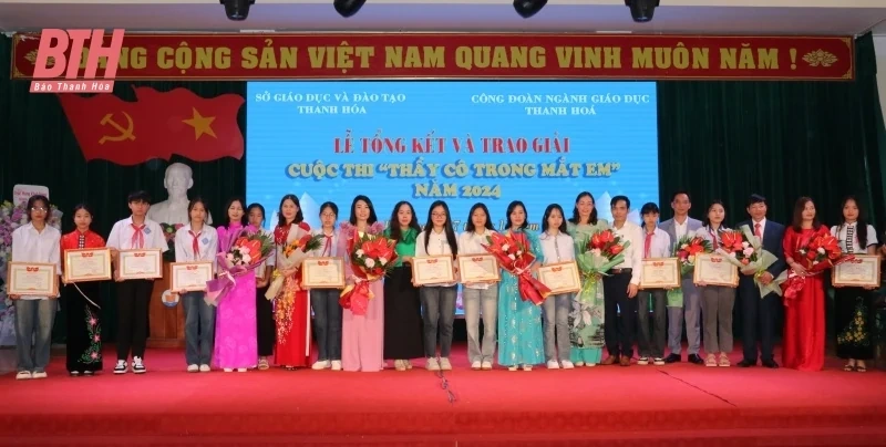 76 tác phẩm đoạt giải Cuộc thi “Thầy cô trong mắt em” năm 2024