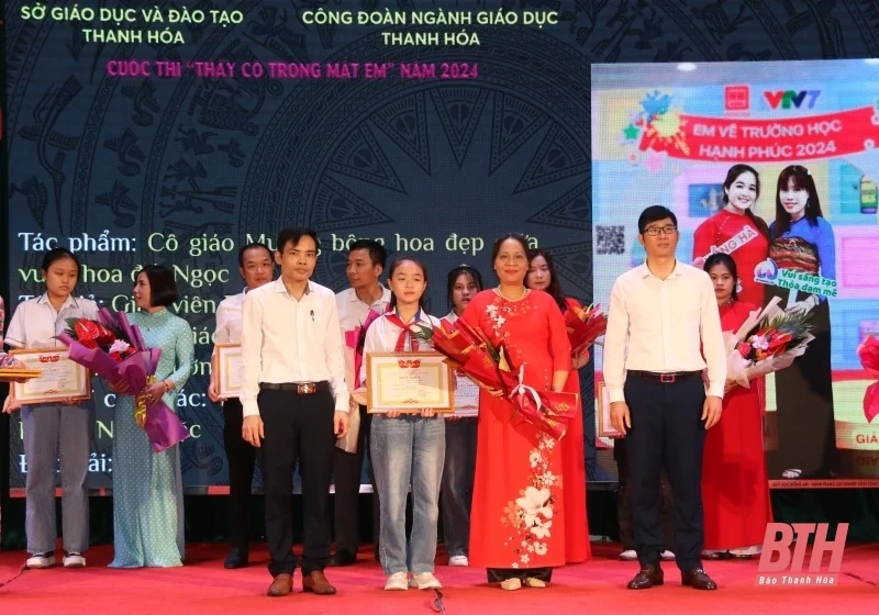 76 tác phẩm đoạt giải Cuộc thi “Thầy cô trong mắt em” năm 2024