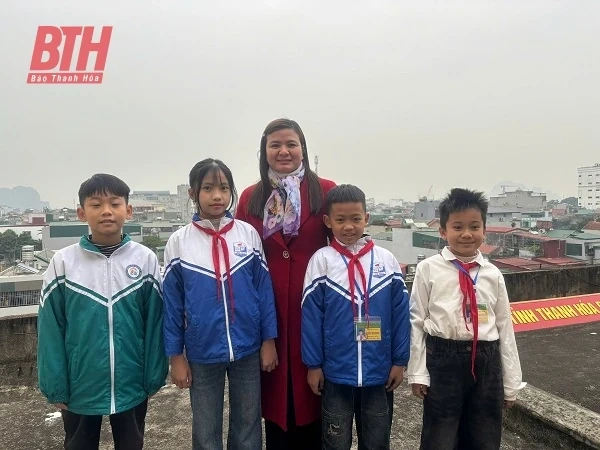 Mô hình Chiến thắng lịch sử Điện Biên Phủ đoạt giải Nhất “Cuộc thi sáng tạo thanh thiếu niên, nhi đồng tỉnh Thanh Hóa năm 2024