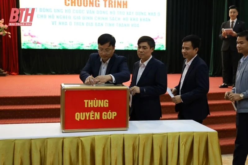 Sở Văn hóa, Thể thao và Du lịch phát động ủng hộ xây dựng nhà ở cho hộ nghèo, hộ gia đình chính sách, hộ còn khó khăn về nhà ở