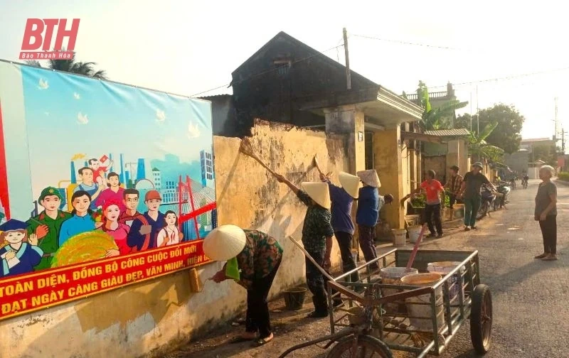 Hoằng Đạt chung sức xây dựng xã nông thôn mới nâng cao