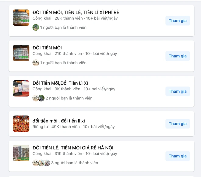 Cảnh giác dịch vụ đổi tiền trên mạng xã hội dịp Tết