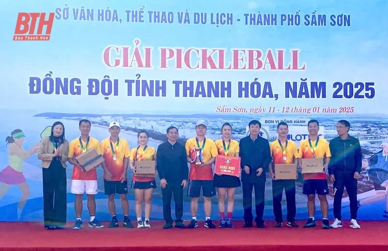 Giải Pickleball đồng đội tỉnh Thanh Hóa năm 2025 thành công tốt đẹp