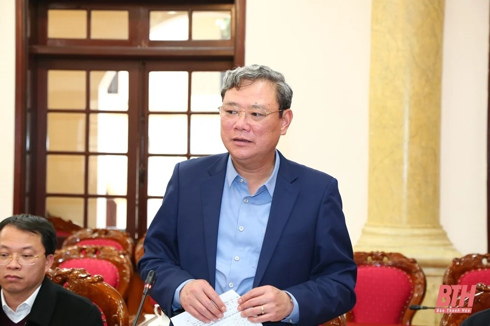 Họp bàn về việc chuyển giao các tổ chức đảng và đảng viên thuộc Đảng bộ Khối Cơ quan và Doanh nghiệp tỉnh Thanh Hoá