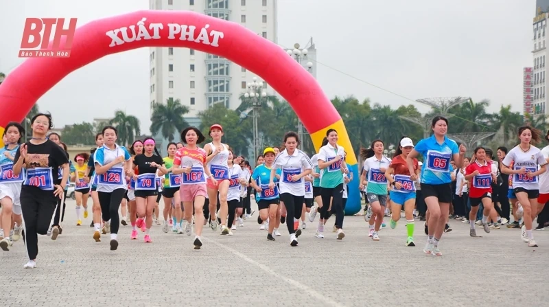 TP Thanh Hóa: 3.000 người tham gia các hoạt động việt dã rèn luyện thân thể