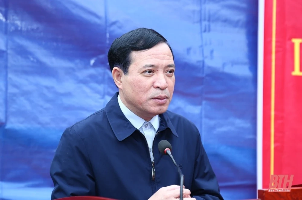 Phó Bí thư Thường trực Tỉnh ủy Lại Thế Nguyên làm việc tại huyện Mường Lát