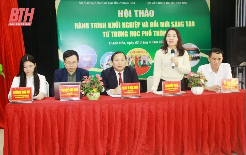 Hội thảo “Hành trình khởi nghiệp và đổi mới sáng tạo từ THPT” năm 2025