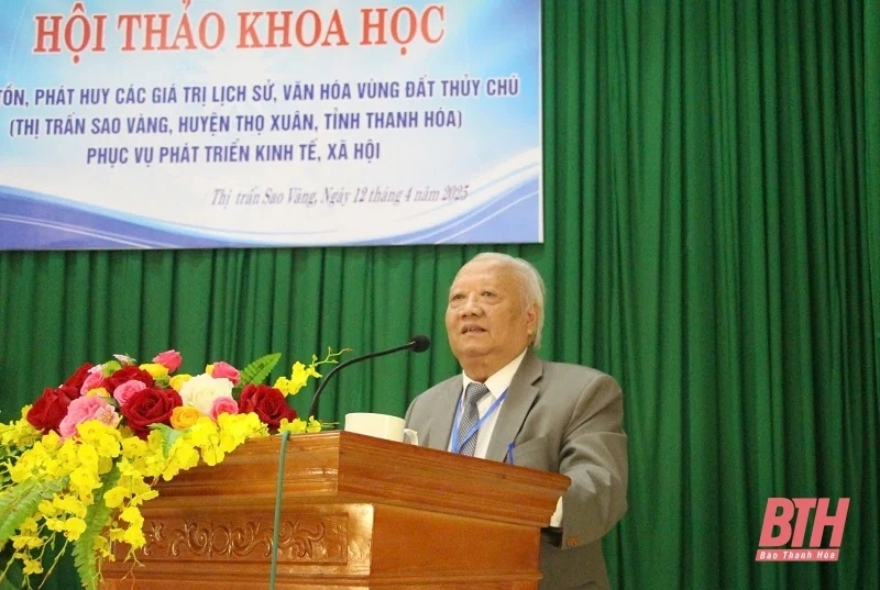 Hội thảo khoa học Bảo tồn phát huy các giá trị lịch sử, văn hóa vùng đất Thủy Chú