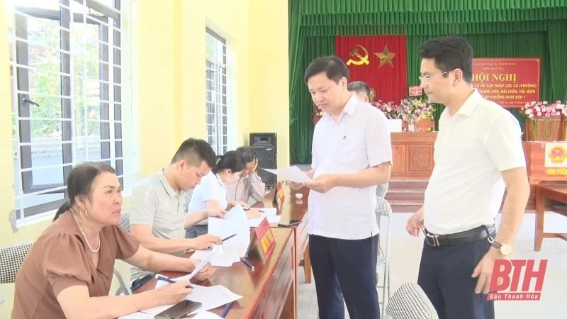 Thị xã Nghi Sơn hoàn thành lấy ý kiến Nhân dân về chủ trương sắp xếp đơn vị hành chính cấp xã