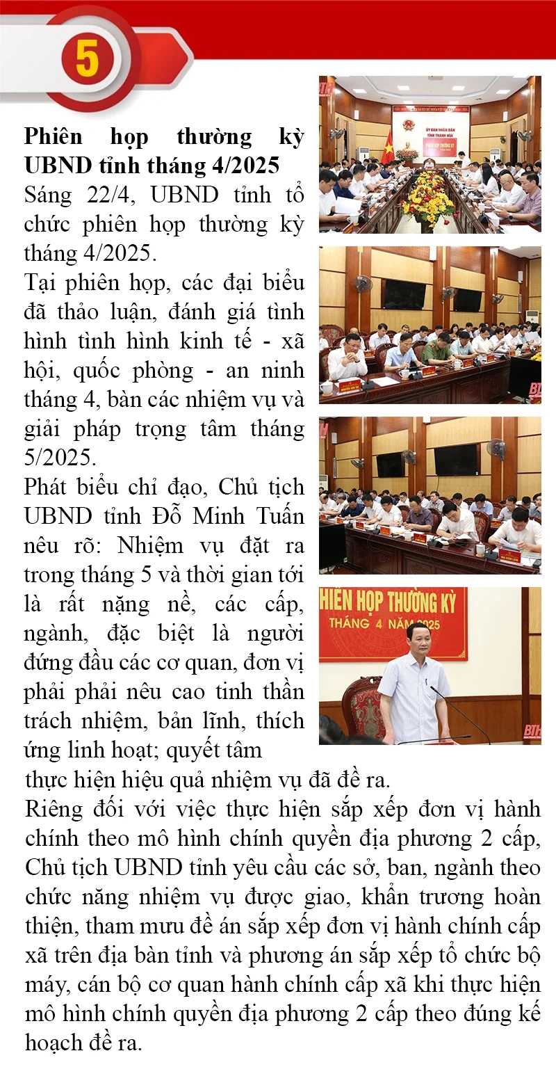 Những sự kiện nổi bật trong tuần