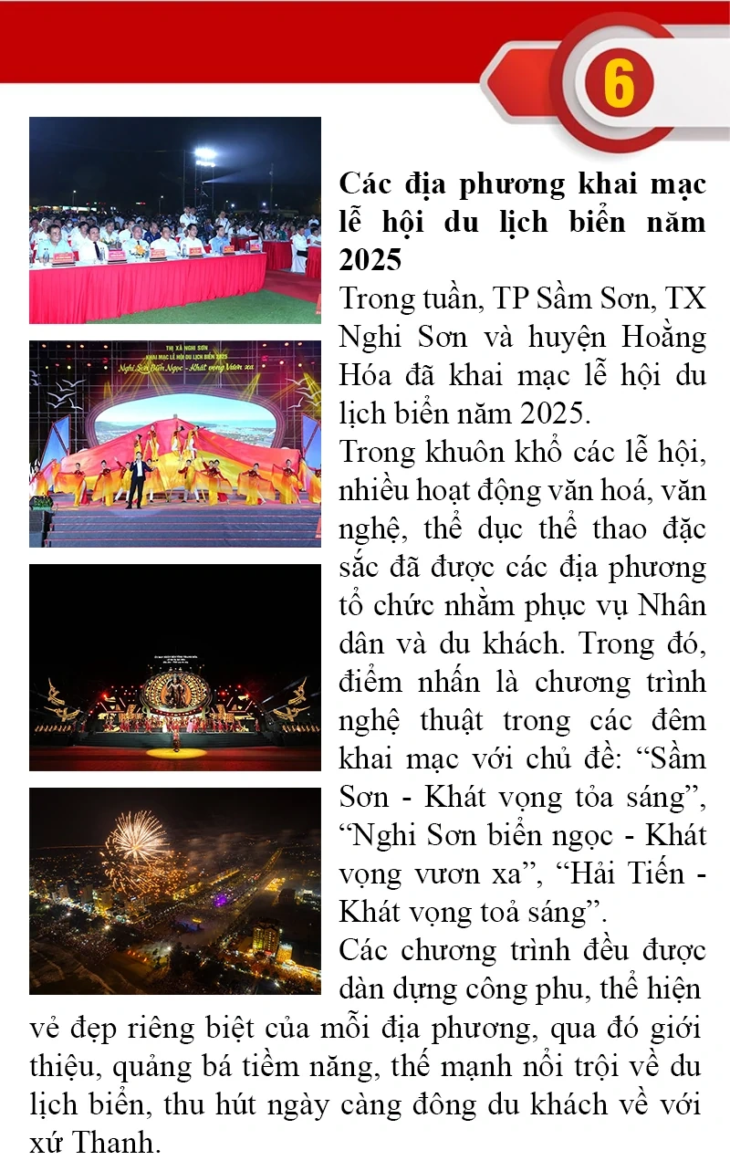 Những sự kiện nổi bật trong tuần