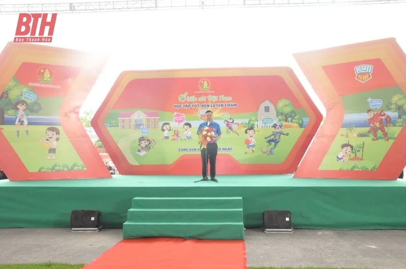 Sôi nổi ngày hội “Thiếu nhi Việt Nam - Học tập tốt, rèn luyện chăm”