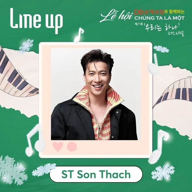 ST Sơn Thạch, Trọng Hiếu, Ái Phương sẽ biểu diễn cùng dàn sao Hàn đình đám