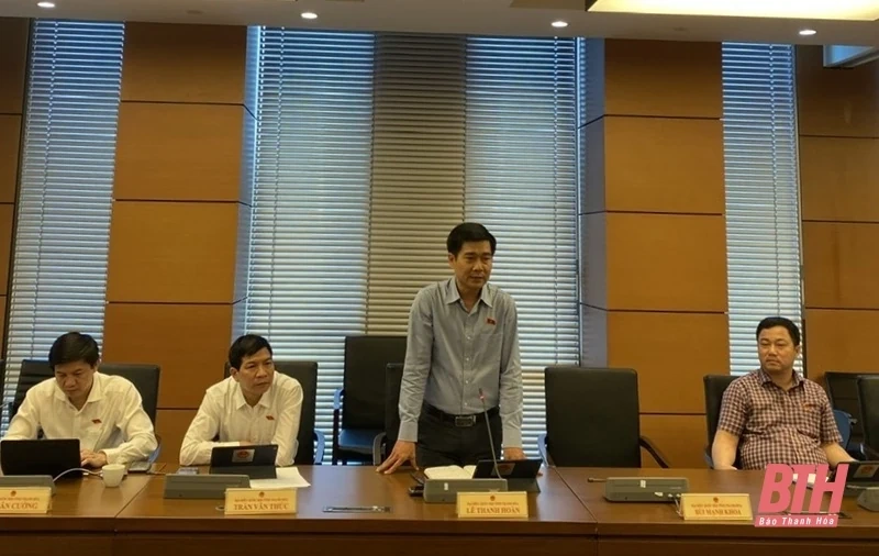 Đoàn ĐBQH tỉnh Thanh Hóa tham gia góp ý về các dự án Luật