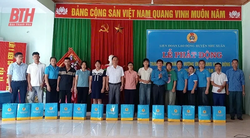 LĐLĐ huyện Như Xuân tổ chức nhiều hoạt động nhân Tháng công nhân