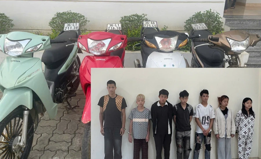 Bắt giữ 7 đối tượng liên tiếp gây ra 4 vụ trộm cắp tài sản