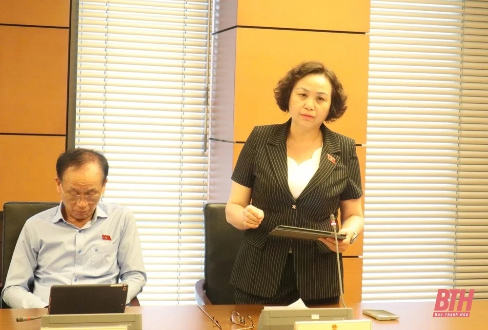 Đoàn ĐBQH Thanh Hoá tham gia góp ý vào các dự thảo nghị quyết