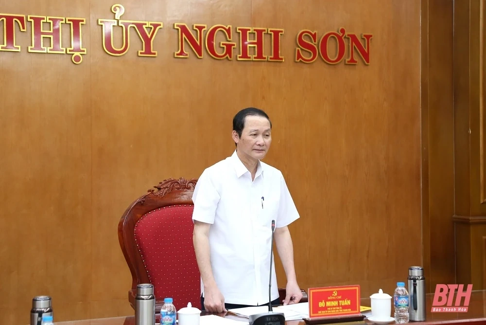 Thị xã Nghi Sơn tập trung làm tốt nhiệm vụ sắp xếp, tổ chức bộ máy theo mô hình chính quyền địa phương 2 cấp