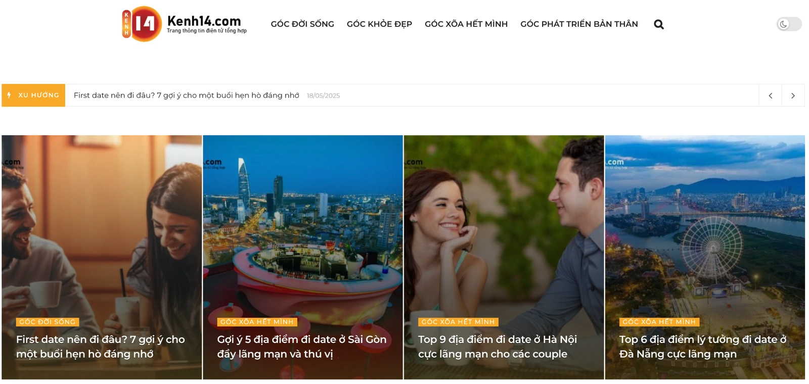 Kênh 14: Đồng hành cùng phái đẹp chia sẻ những thông tin hữu ích