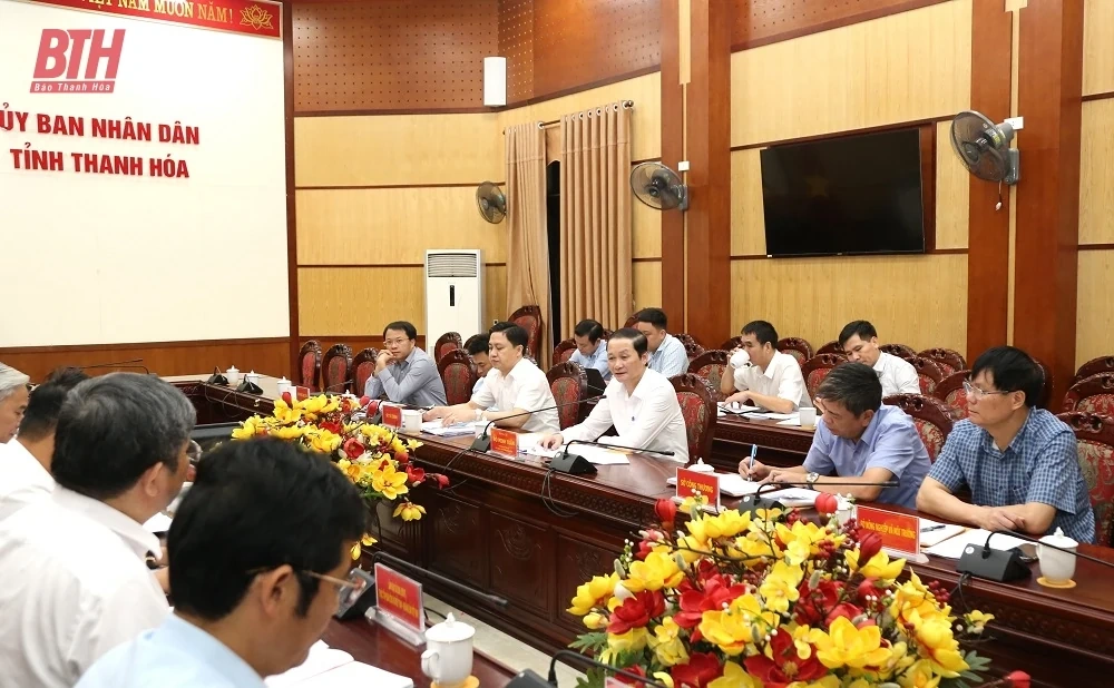 Chủ tịch UBND tỉnh Đỗ Minh Tuấn tiếp và làm việc với Tập đoàn Công nghiệp Than - Khoáng sản Việt Nam