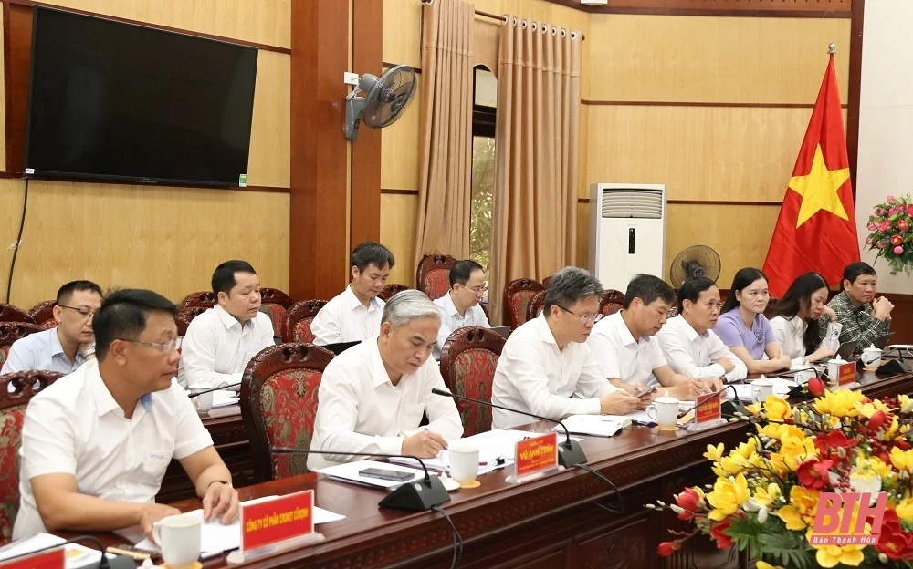 Chủ tịch UBND tỉnh Đỗ Minh Tuấn tiếp và làm việc với Tập đoàn Công nghiệp Than - Khoáng sản Việt Nam