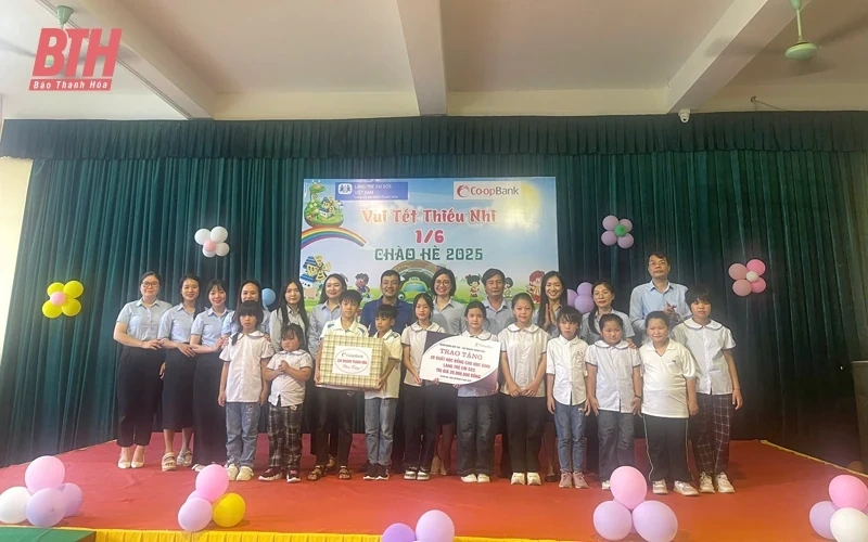 Vui Tết Thiếu nhi ở Làng Trẻ em SOS Thanh Hóa