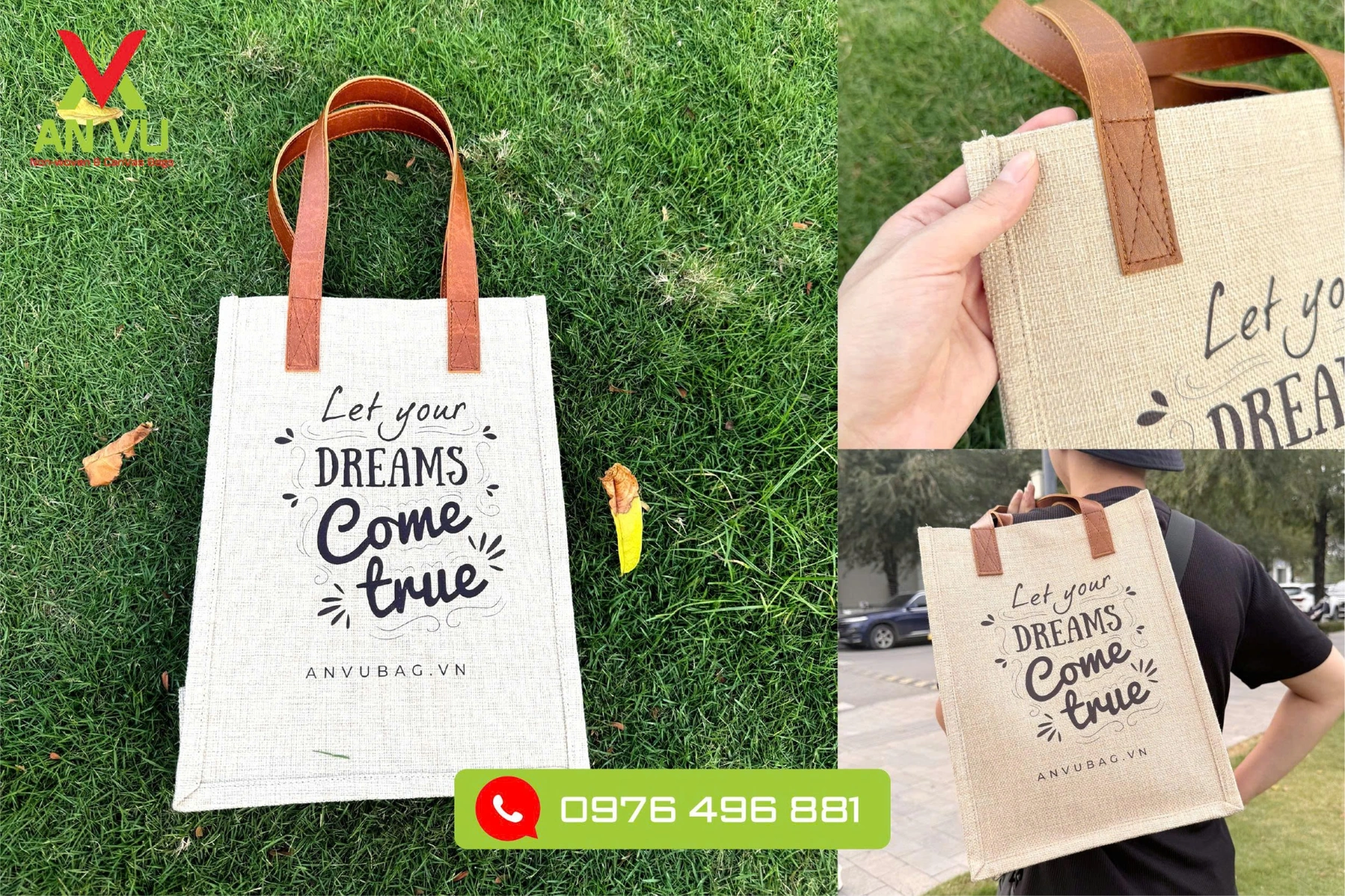 Túi vải đay in logo: Quảng bá thương hiệu và bảo vệ môi trường