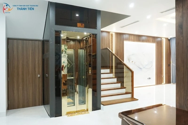Top 5 mẫu thang máy gia đình đẹp, sang trọng, đáng lắp nhất hiện nay