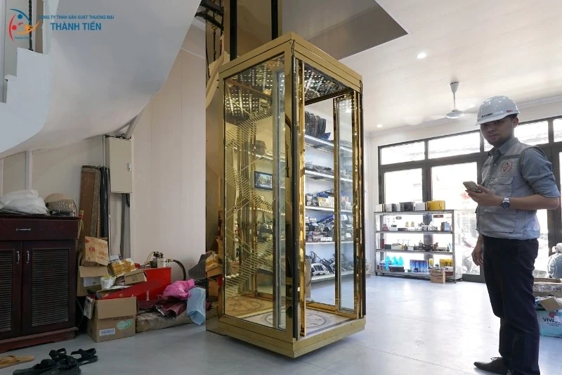 Top 5 mẫu thang máy gia đình đẹp, sang trọng, đáng lắp nhất hiện nay